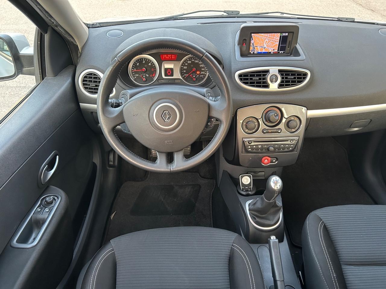 Renault Clio 1.5 dCi 75 cv 2012 navigatore