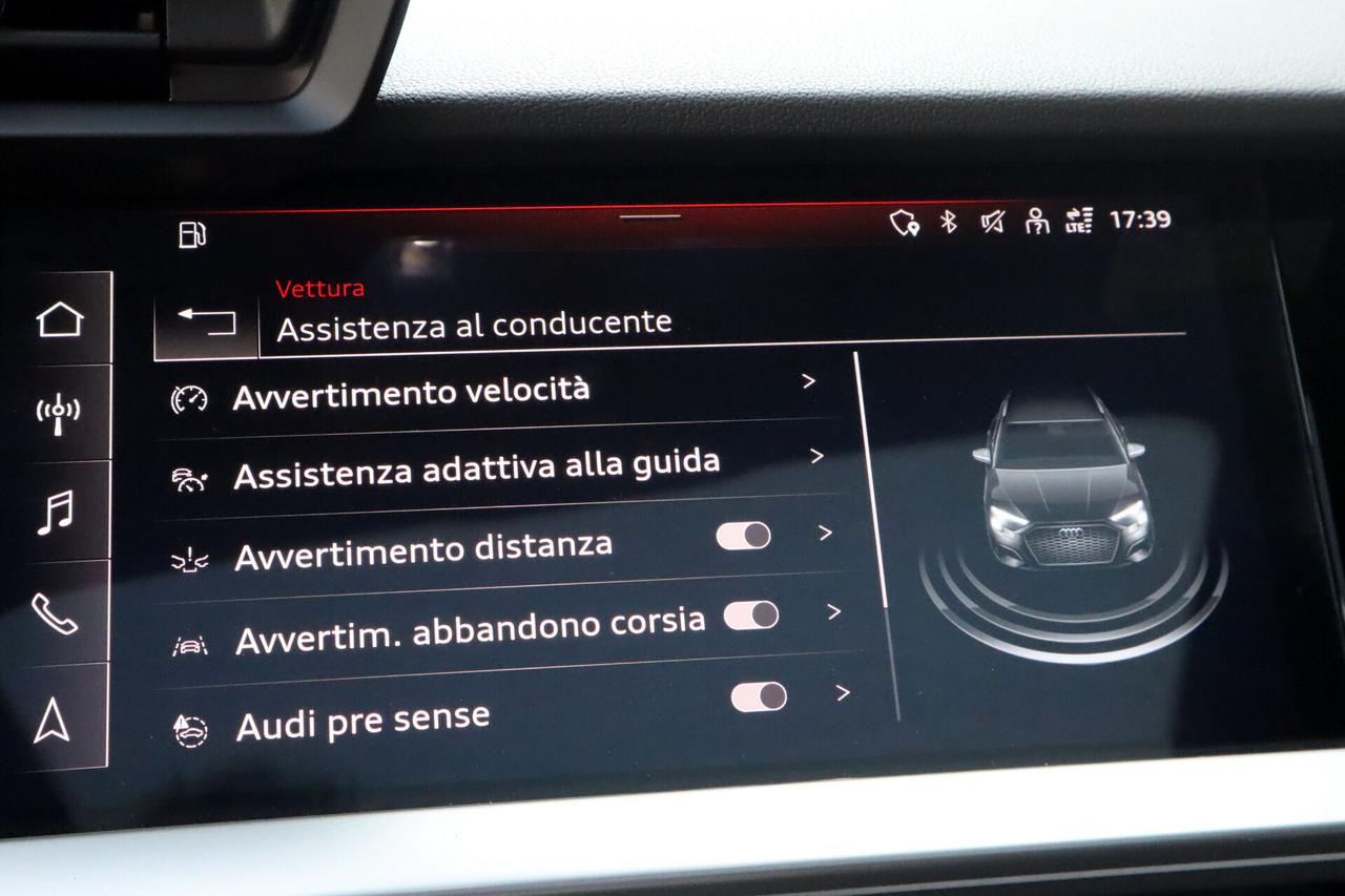 Audi A3 45 TFSI HYBRID PLUG-IN 245 CV S-LINE VIRTUAL TETTO APRIBILE LED ACC