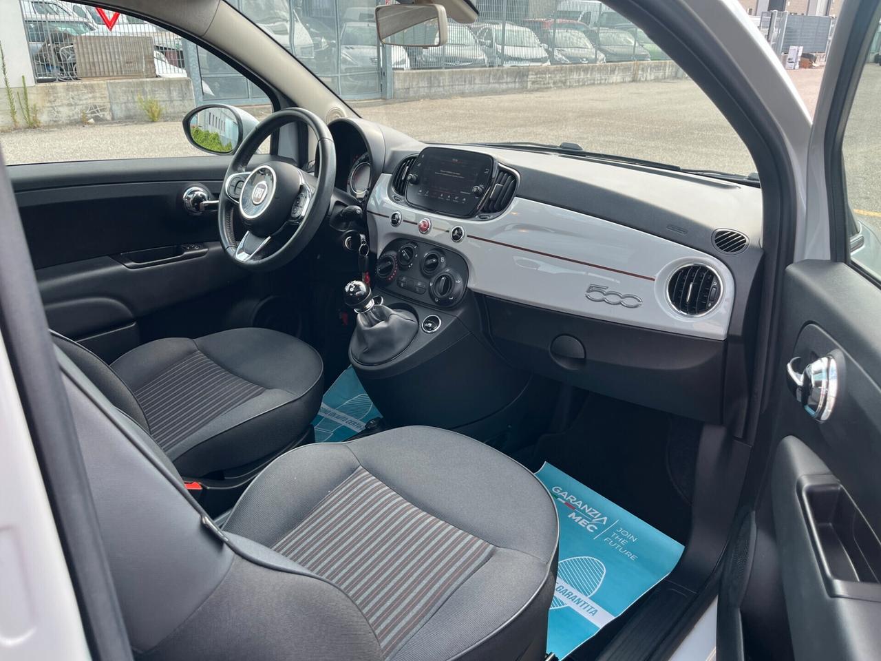 Fiat 500 1.2 COLLEZIONE modello my18 adatta ai neopatentati UNICO PROPRIETARIO*PANORAMICO*