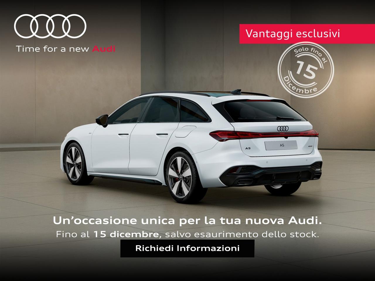 Audi A5 avant 2.0 e-hybrid s line edition quattro 299cv s-tronic