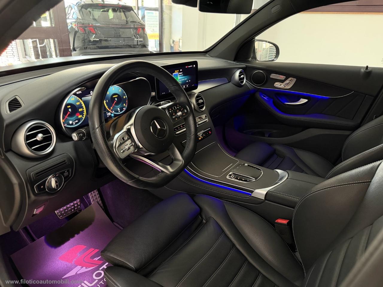 MERCEDES-BENZ GLC 300 d 4Matic Coupé Premium Plus TETTO APRIBILE- GANCIO TRAINO - LUCI AMBIENT