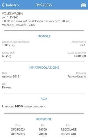 Volkswagen up! 5p 1.0 eco Move 68cv