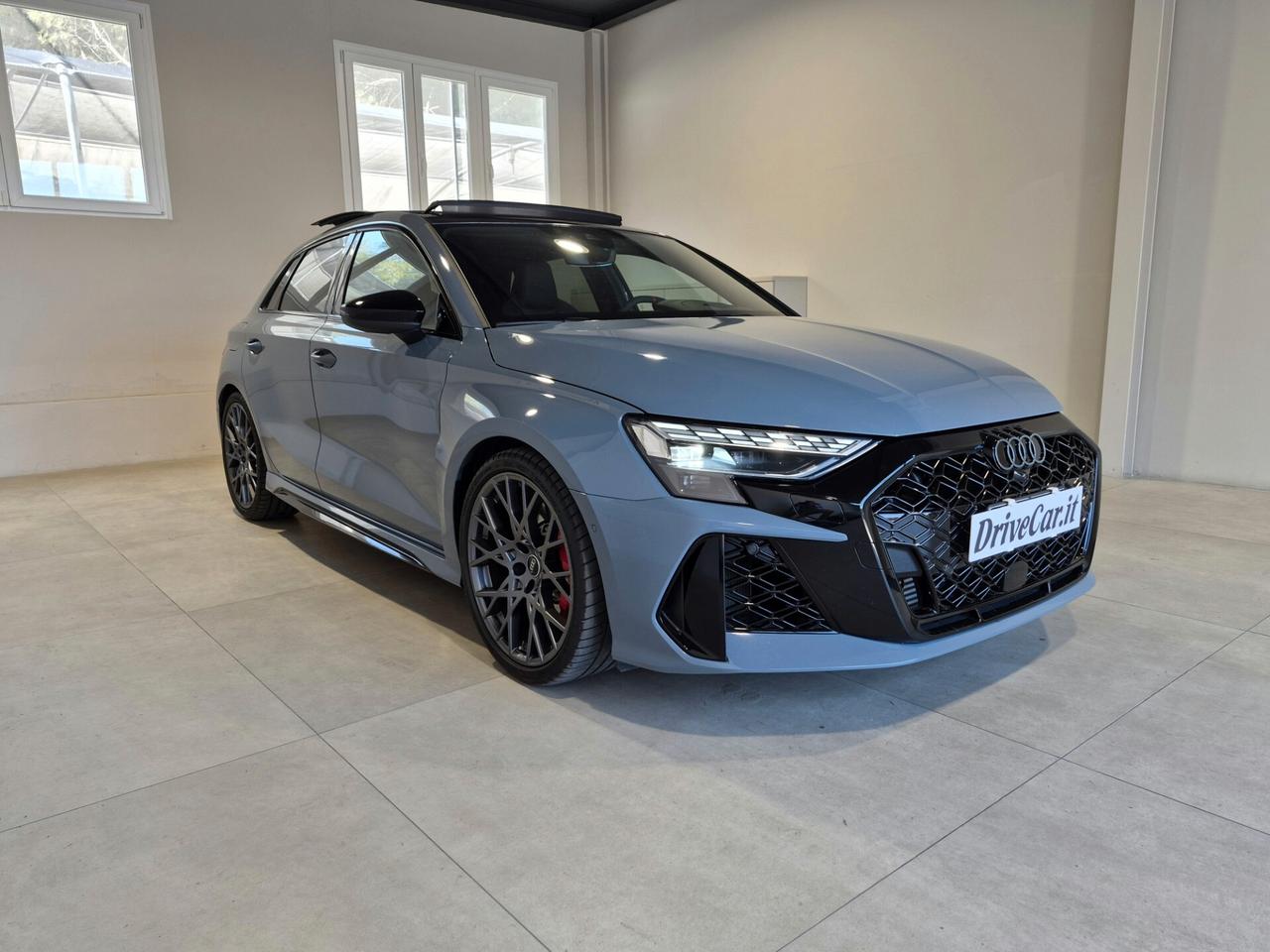 Audi A3 RS3 SPB SCARICHI TETTO MATRIX CARBONIO SONOS PELLE ACC PINZE ROSSE C19 280KM/H