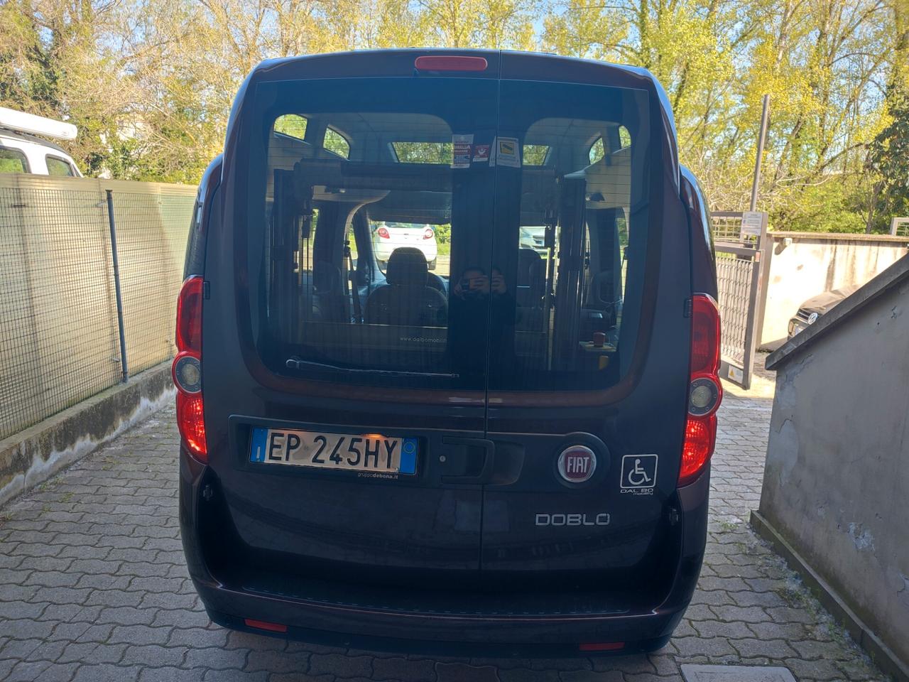 FIAT DOBLO 2012 BENZINA PEDANA DISABILI ELETTRICA TETTO ALTO