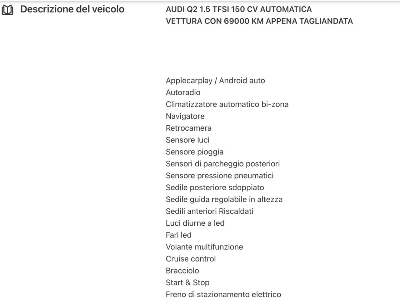 Audi Q2 35 TFSI Business Advanced Perfetta