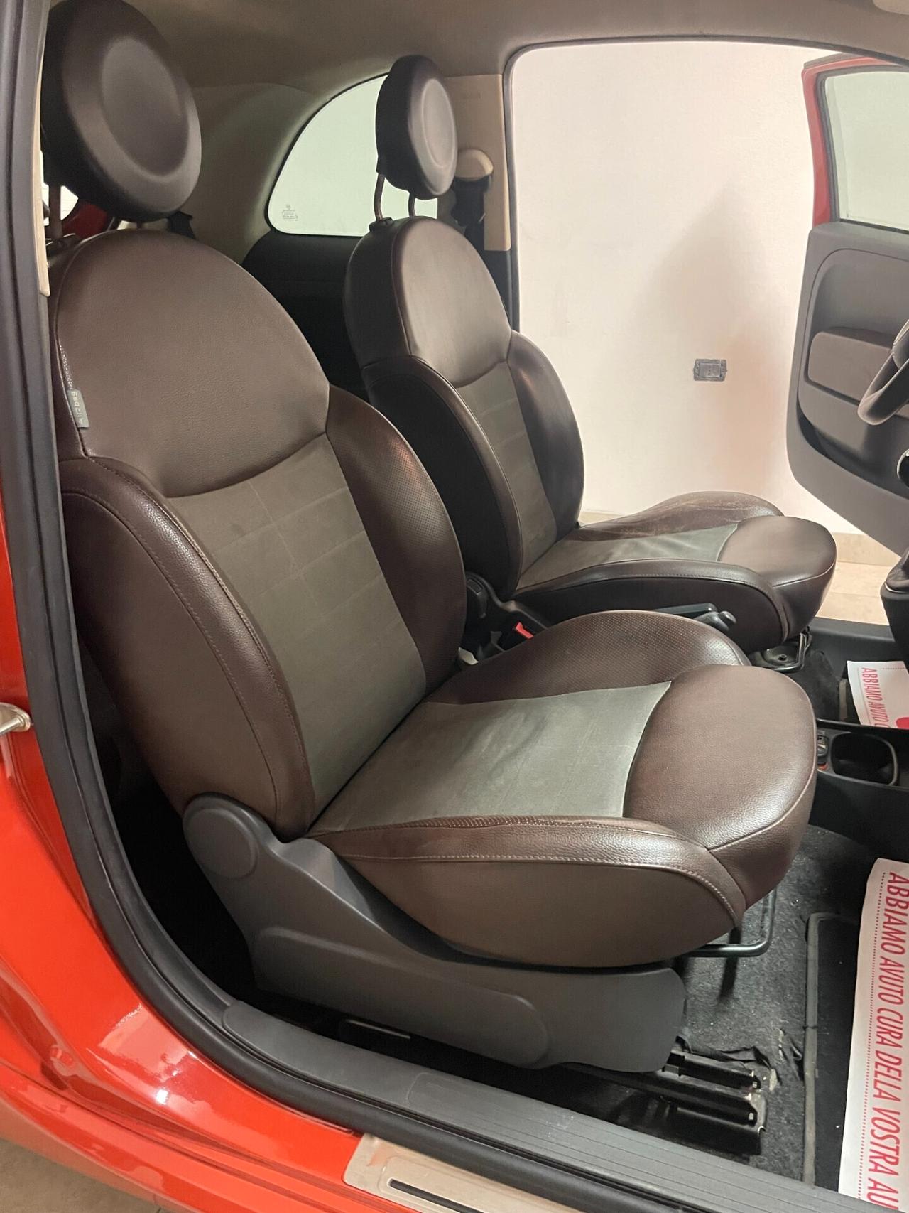 Fiat 500 1.3 MJT 75 CV Lounge Full PELLE EURO 4 FRIZIONE CATENA TAGLIANDATA
