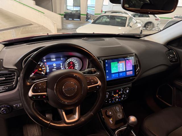 JEEP Compass 2.0 mjt Limited#4wd#140cv#ROSSOPERLA#PELLE#C.LEGA