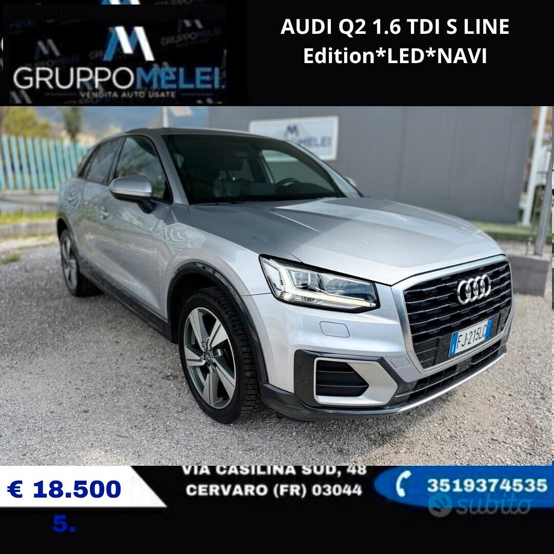 AUDI Q2 1.6 TDI S LINE Edition*LED*NAVI