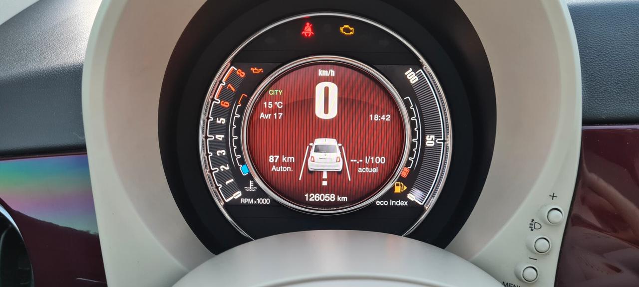 Fiat 500 1.2 Lounge NESSUN OBBLICO DI FINANZIAMENTO NEO PATENTATI GAR. 12 MESI