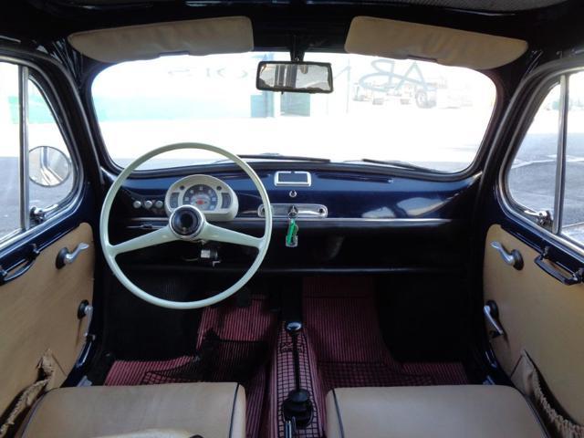 FIAT 600 D Fanalona *TARGHE ORIGINALI* *RESTAURATA*