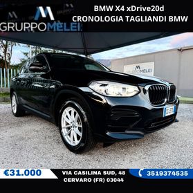 BMW X4 xDrive20d CRONOLOGIA TAGLIANDI BMW