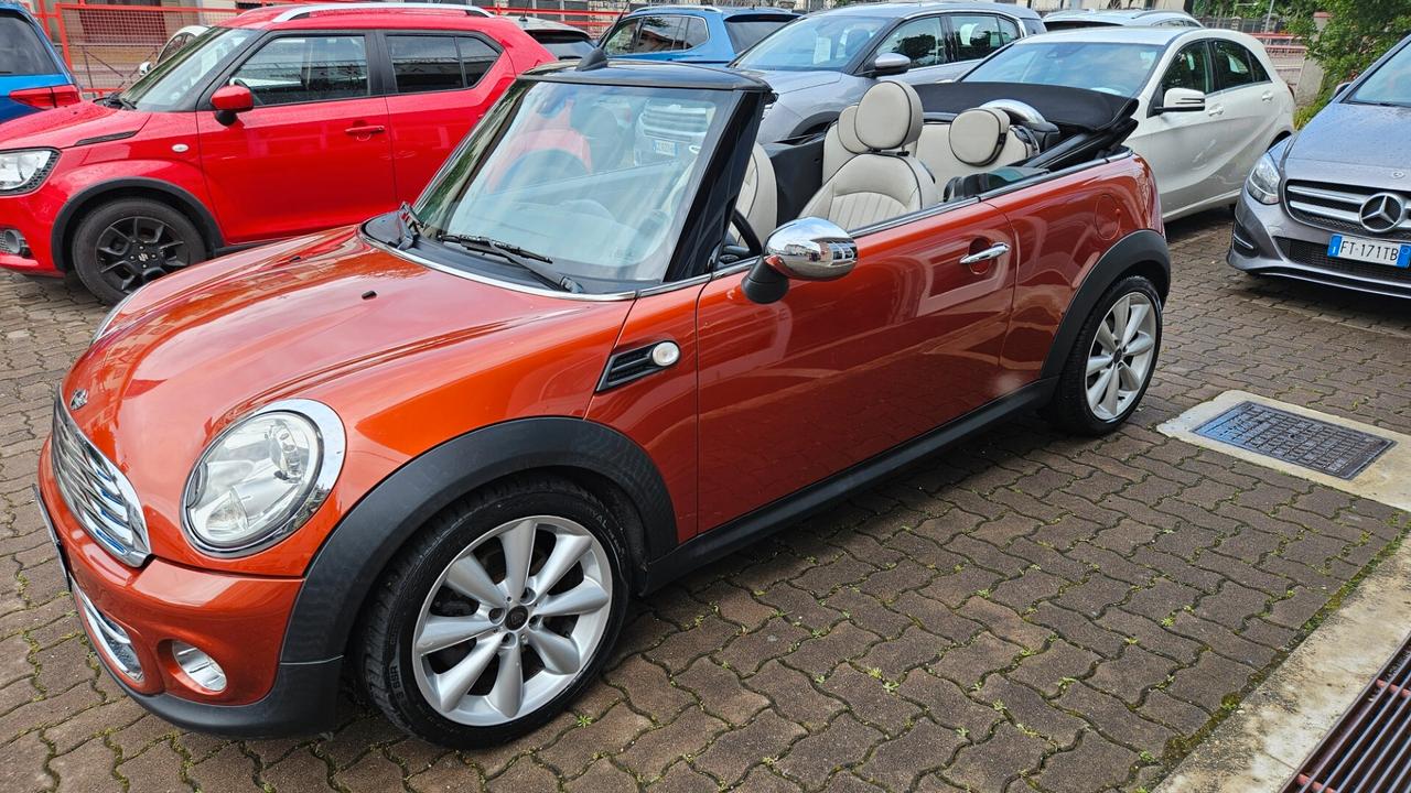 MINI Cooper D Cabrio 1.6 112cv PELLE - SENSORI-CRUISE