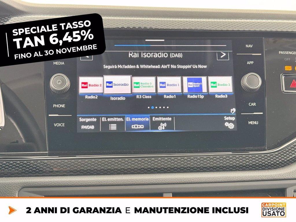 VOLKSWAGEN Taigo 1.0 tsi life 95cv del 2022