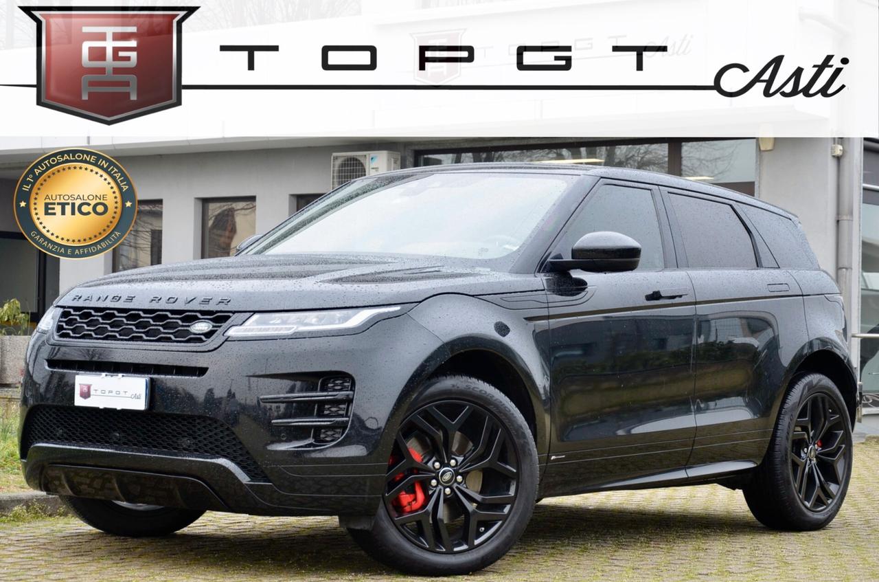 LAND ROVER RANGE ROVER EVOQUE 2.0d i4 MHEV R-DYNAMIC SE AWD 150cv AUT, SERVICE LAND ROVER, FULL BLACK, FULL LED, PELLE, RETROCAMERA, PERMUTE