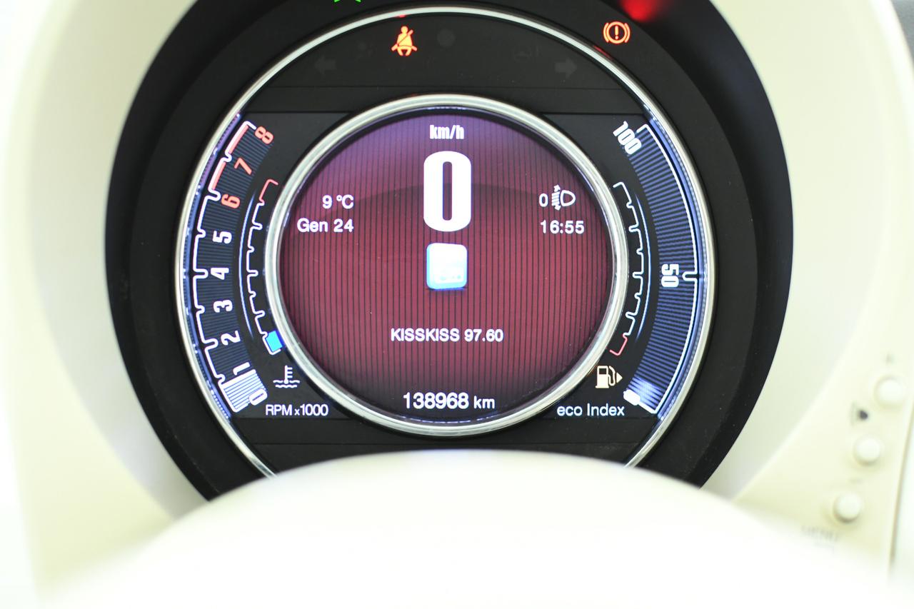 FIAT 500 1.2 Lounge 69cv TETTO PANO+BLUETOOTH+NEOPATENTATI