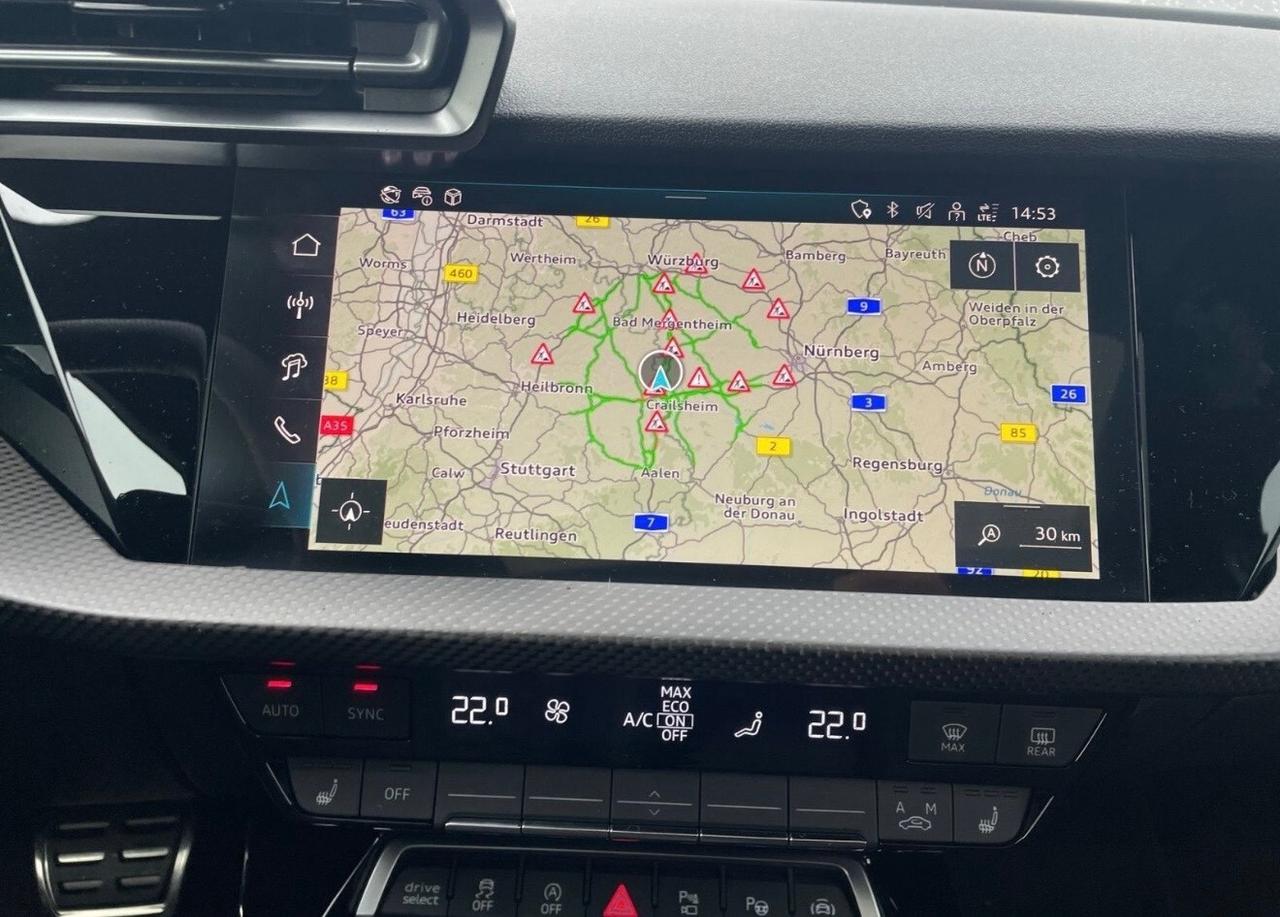 Audi A3 RS 3 SPB Tetto Panoramico Navi Virtual Pelle