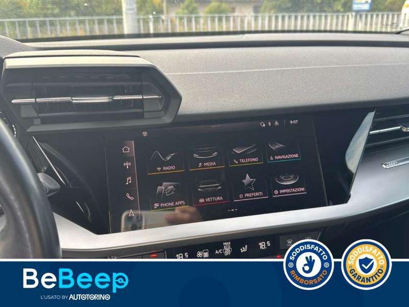 Audi A3 SPORTBACK 35 1.5 TFSI MHEV BUSINESS ADVANCED S-