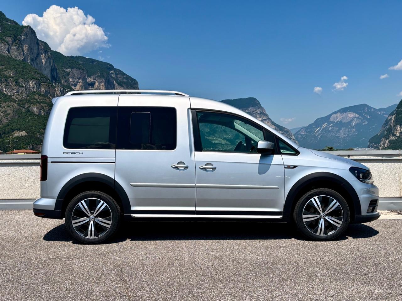 Volkswagen Caddy 2.0 TDI 102 CV Beach+Alltrack+Webasto+Veranda+Gancio