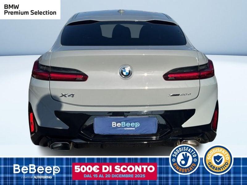 BMW X4 XDRIVE20D MHEV 48V MSPORT AUTO