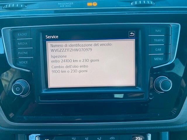 VOLKSWAGEN TOURAN 1.6 TDI 115 CV SCR DSG BUSINESS - 12 MESI GARANZIA EUROPEA