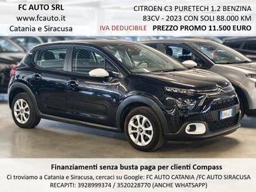 Citroen C3 PureTech 2023 - PARI AL NUOVO - UNI PROP - IVA DEDUCIBILE