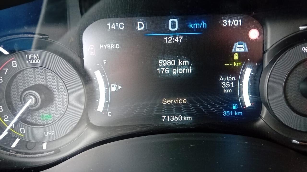 Jeep Renegade-1300 benz-elett-km 70000-c.aut-2022