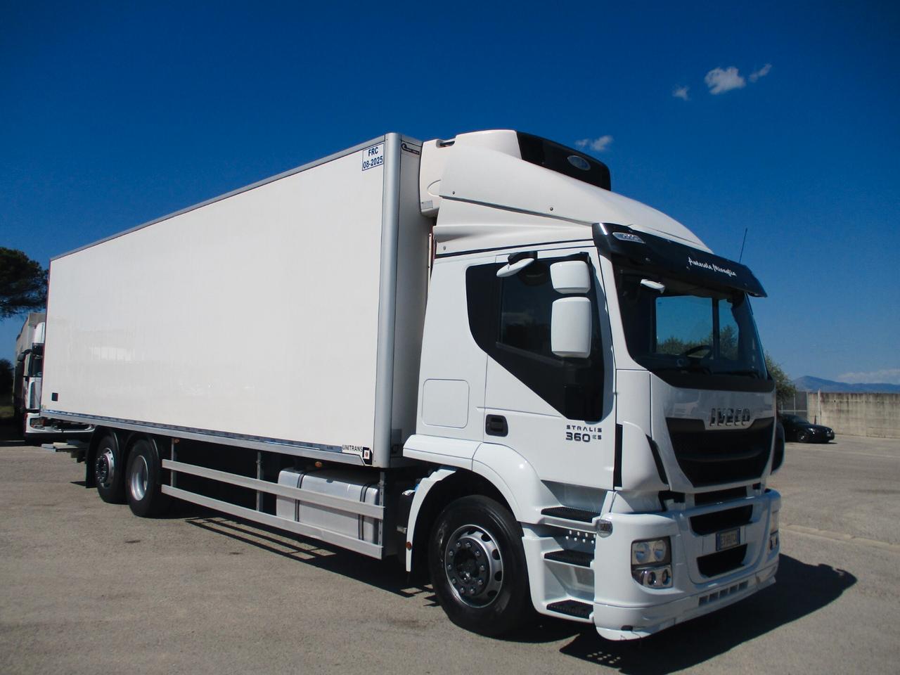 Iveco STRALIS 360 E5 FRIGO+SPONDA 9.60M 23P ATPFNA 08/28