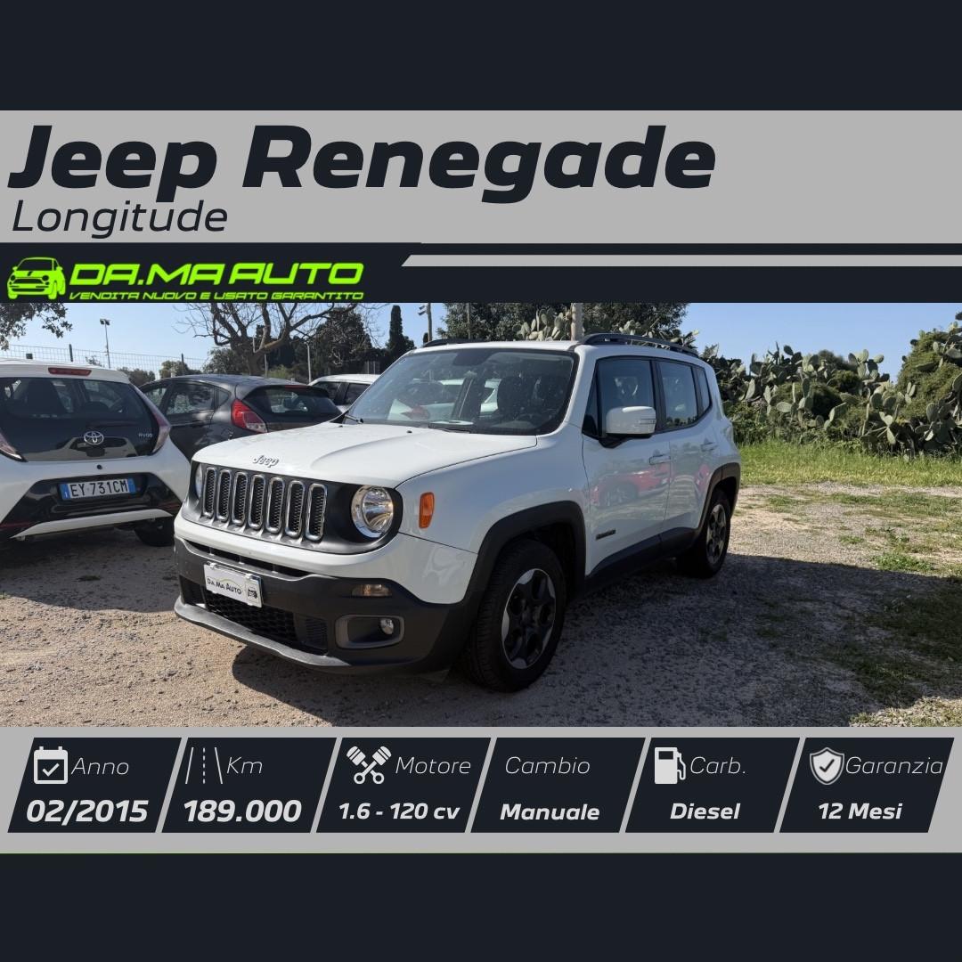 Jeep Renegade 1.6 Mjt 120 CV Longitude