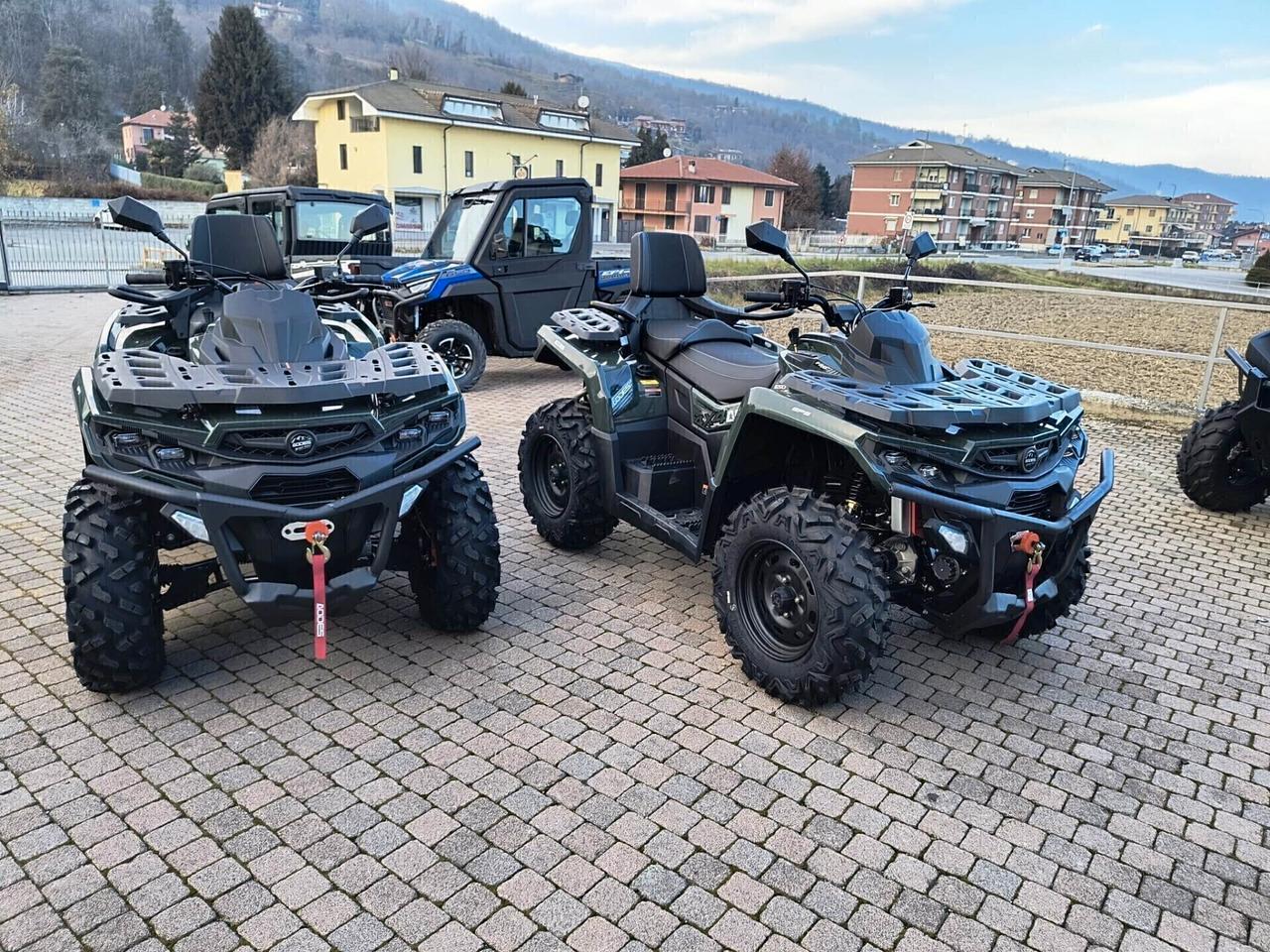 QUAD AGRICOLO AODES ODES 650 TARGA GIALLA