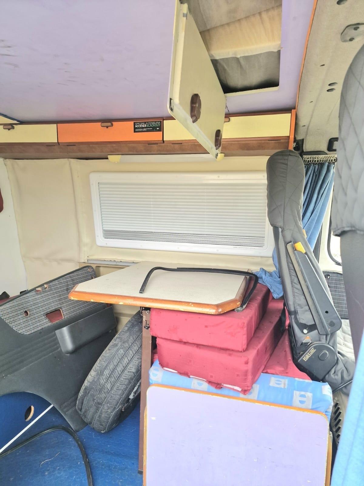 938 camper puro fiat 290 sinistrato del 1991 in saldo