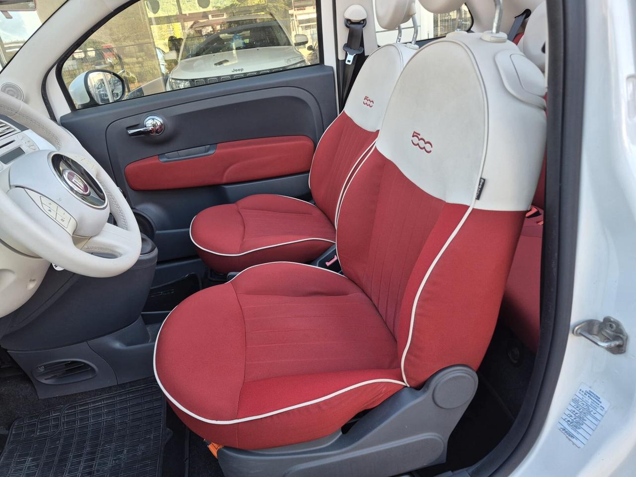 Fiat 500 C 1.2 FIRE *** CABRIOLET *** CAPOTTE ROSSA - CABRIO