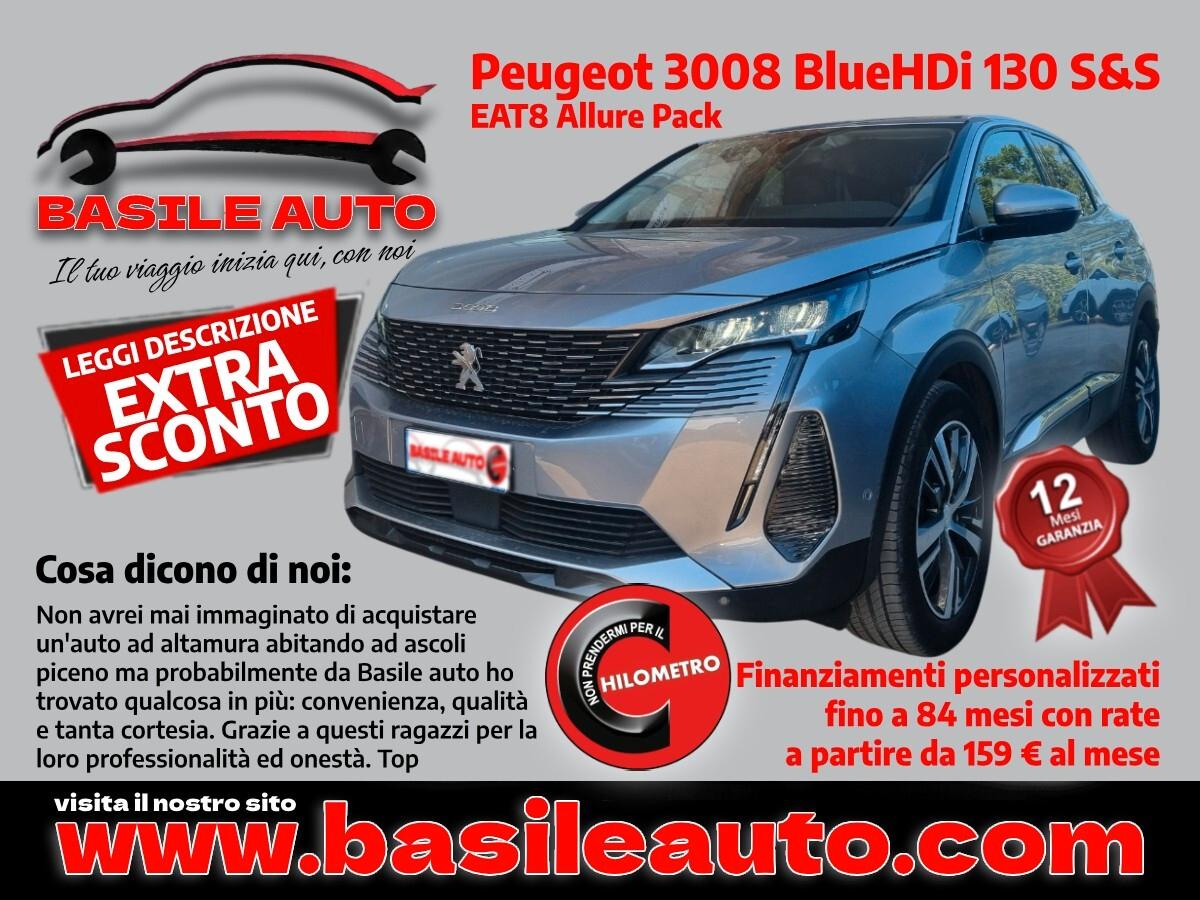 Peugeot 3008 BlueHDi 130 S&S EAT8 Allure Pack