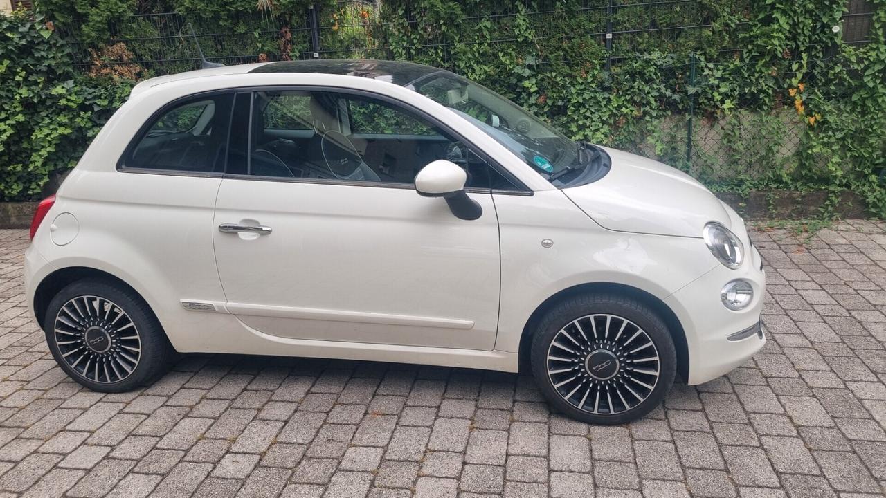 Fiat 500 1.2 Lounge 69cv anno2019 km49000 neopat