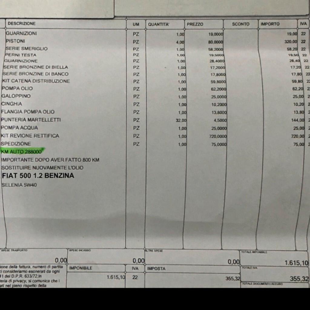 Fiat 500 1.2 Lounge 2010
