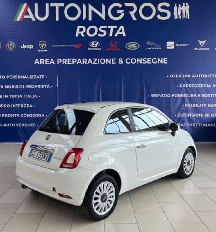 FIAT 500 1.0 hybrid Lounge 70cv s&s USATO GARANTITO