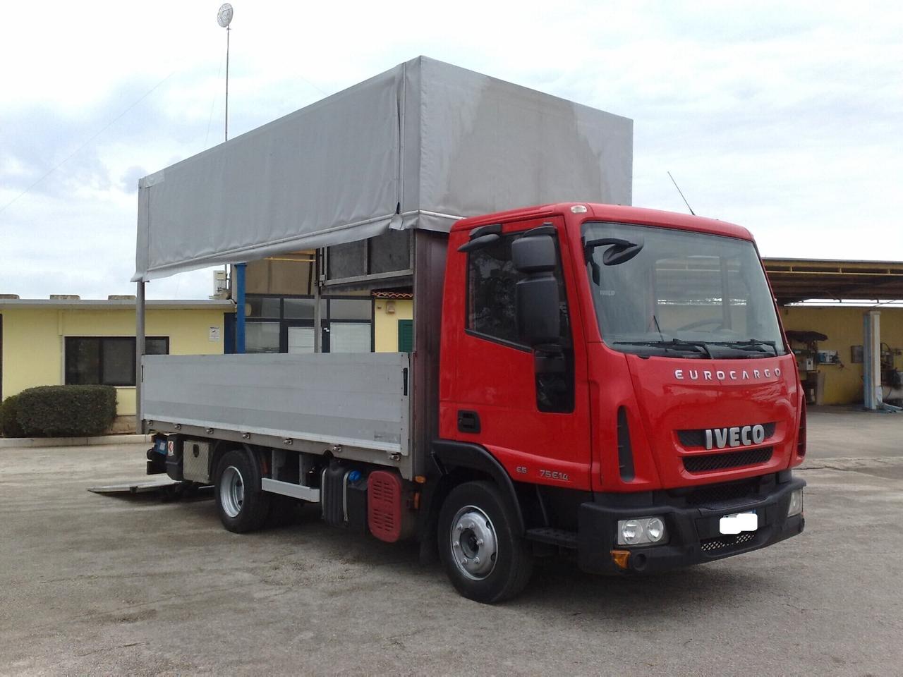 Iveco 75E14 CENTINA ALZA-ABBASSA + SPONDA - 2012