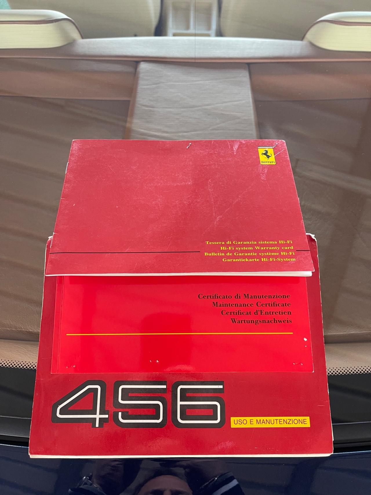 Ferrari 456 M GT Manuale Da Collezione PERMUTE RATE