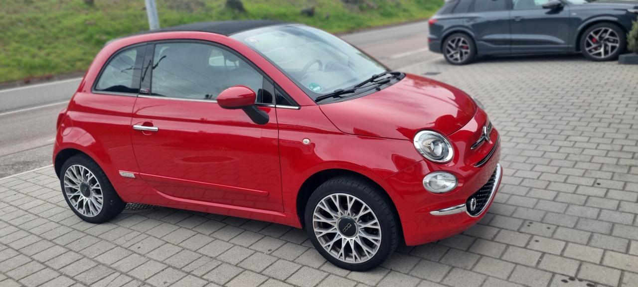 Fiat 500 C 1.2 Lounge 69 cv anno 11/2017 KM 39000