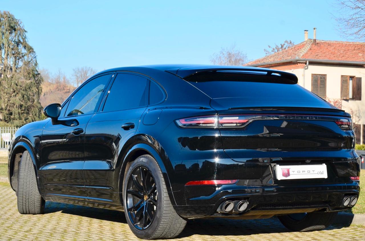 PORSCHE CAYENNE COUPE 3.0 PLUG-IN E-HYBRID 462cv TIPTRONIC, UFF ITALIANA, TETTO, BOSE, SPORT CHRONO, MATRIX, SCARICO, SOSPENSIONI PNEUMATICHE, ROSSO CARTIER, 21", PERMUTE