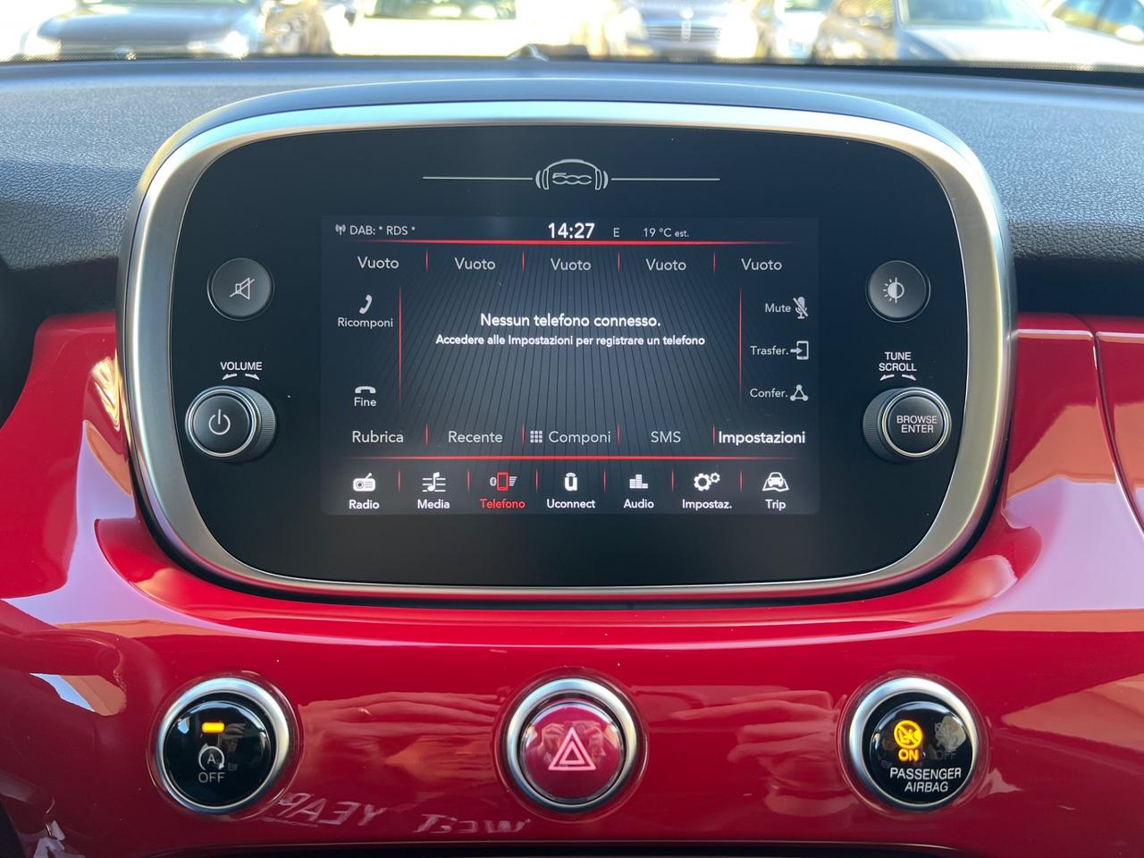 Fiat 500X 1.3 MultiJet 95 CV Red