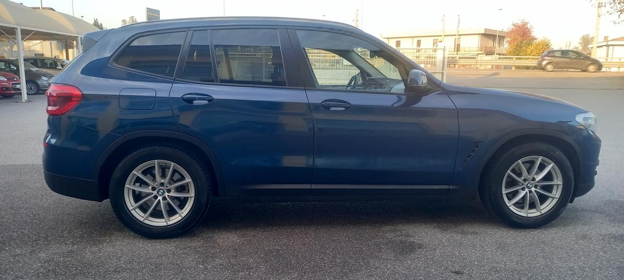 BMW X3 X DRIVE CC. 1.995 CV. 190 TURBODIESEL TRAZIONE INTEGRALE CON GANCIO DI TRAINO EURO 6C