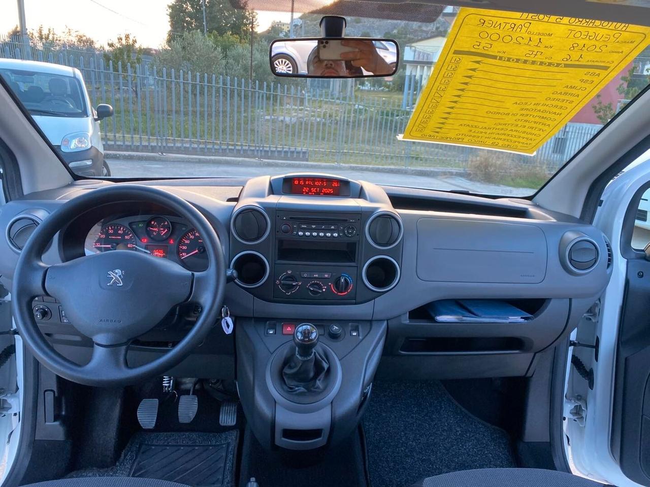 Peugeot Partner 5 POSTI 1.6 HDi 75 CV 2018