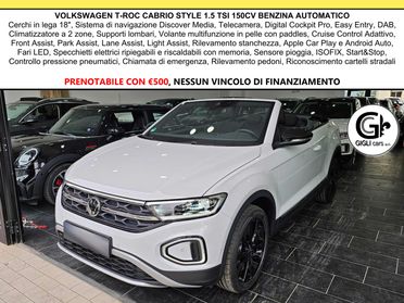 Volkswagen T-Roc Cabrio Style Camera C.18" Led PDC Navi Cruise