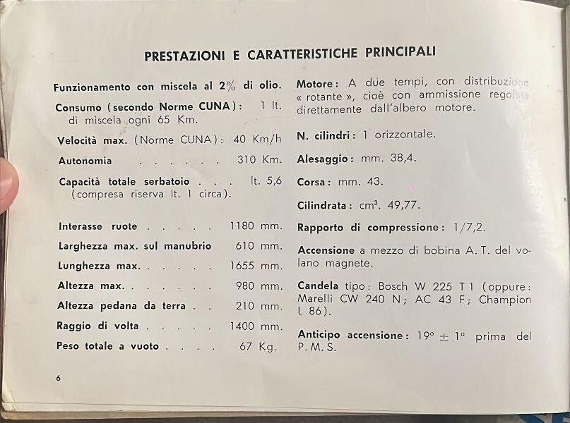 Piaggio Vespa 50 L 03-1969