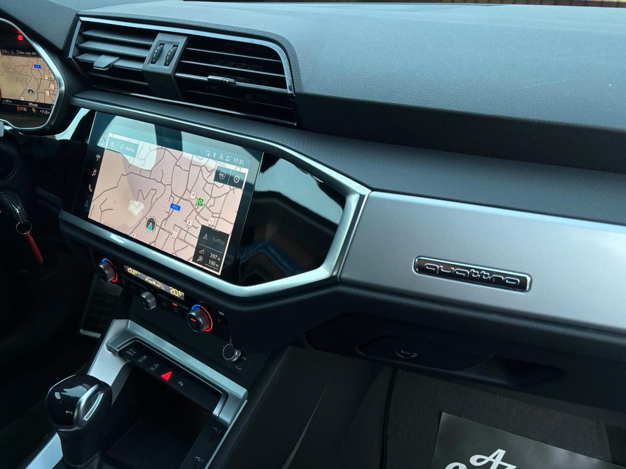 Audi Q3 35 TDI quattro S tronic line edition MY 22 KM 98.000 -BLACK