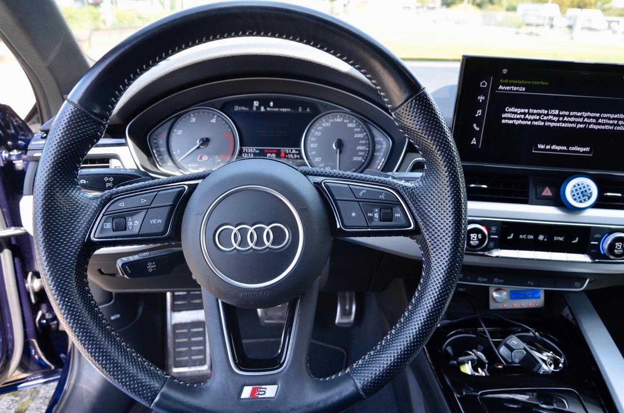 AUDI S4 AVANT 3.0 TDI MHEV QUATTRO 347cv TIPTRONIC, GARANZIA UFF AUDI, SERVICE UFF, MATRIX, HI-FI AUDISON, PERMUTE