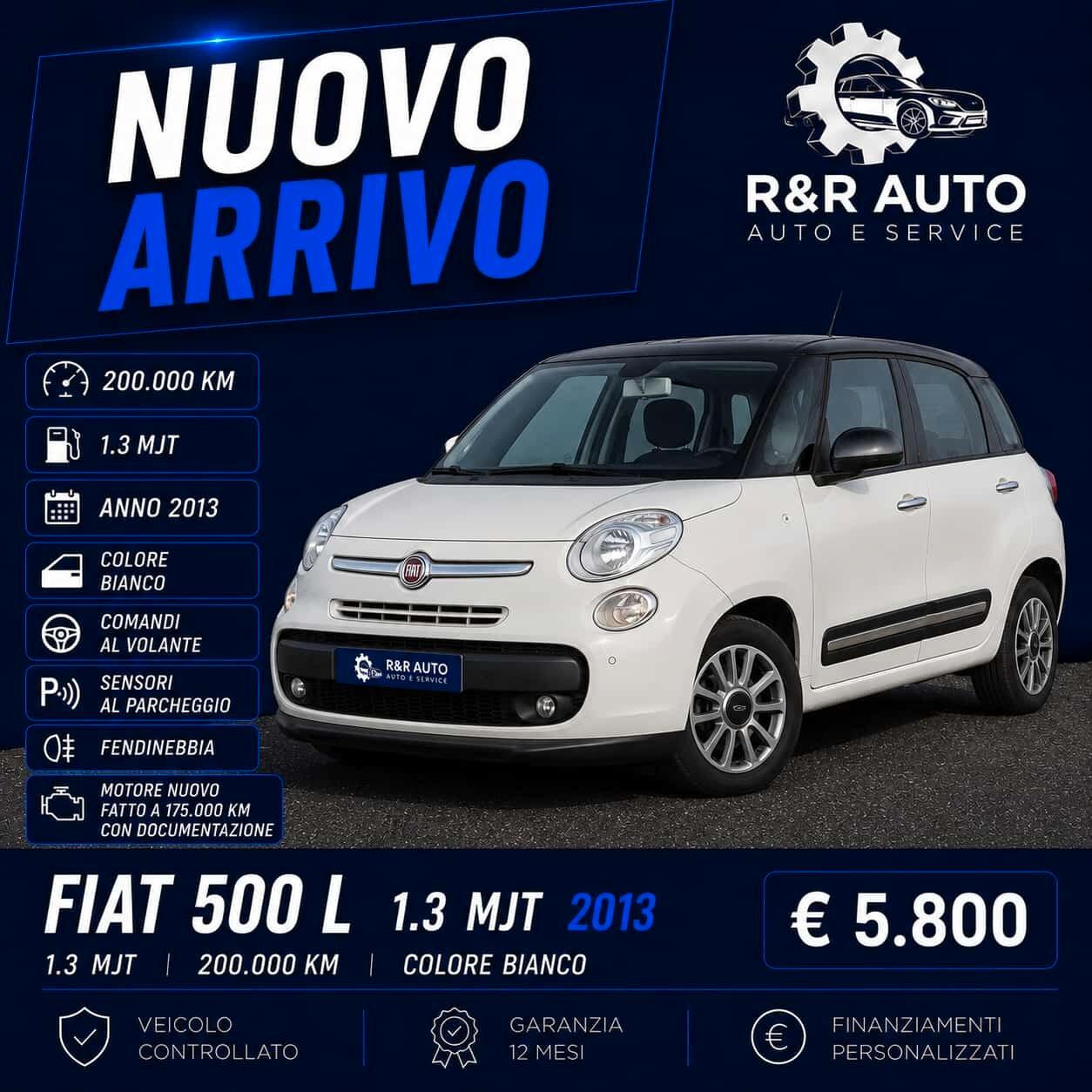 Fiat 500L 1.3 Multijet 85 CV Lounge
