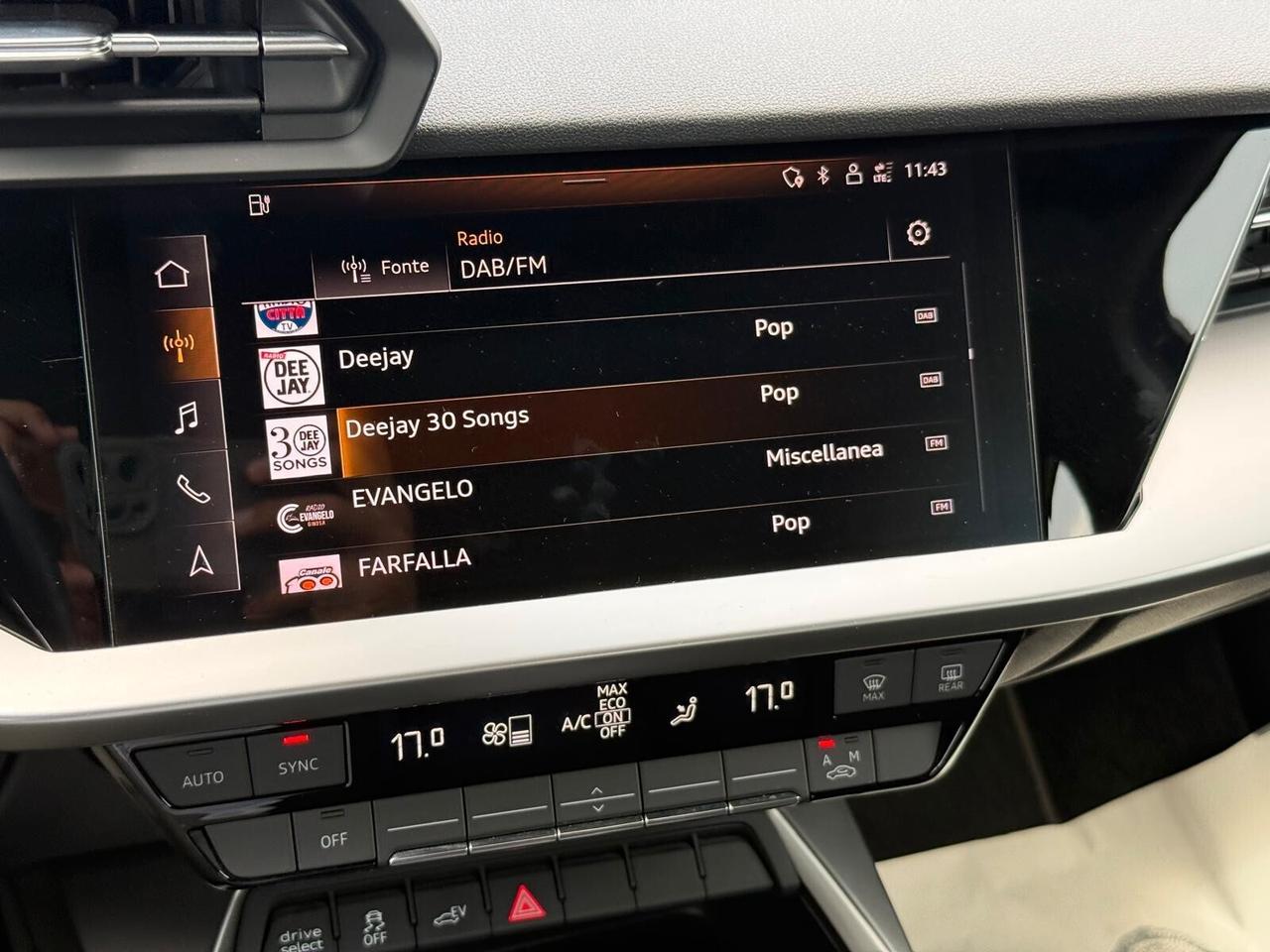 Audi A3 SPB 40 TFSI e 204 cv Hybrid - Plug-in S tronic