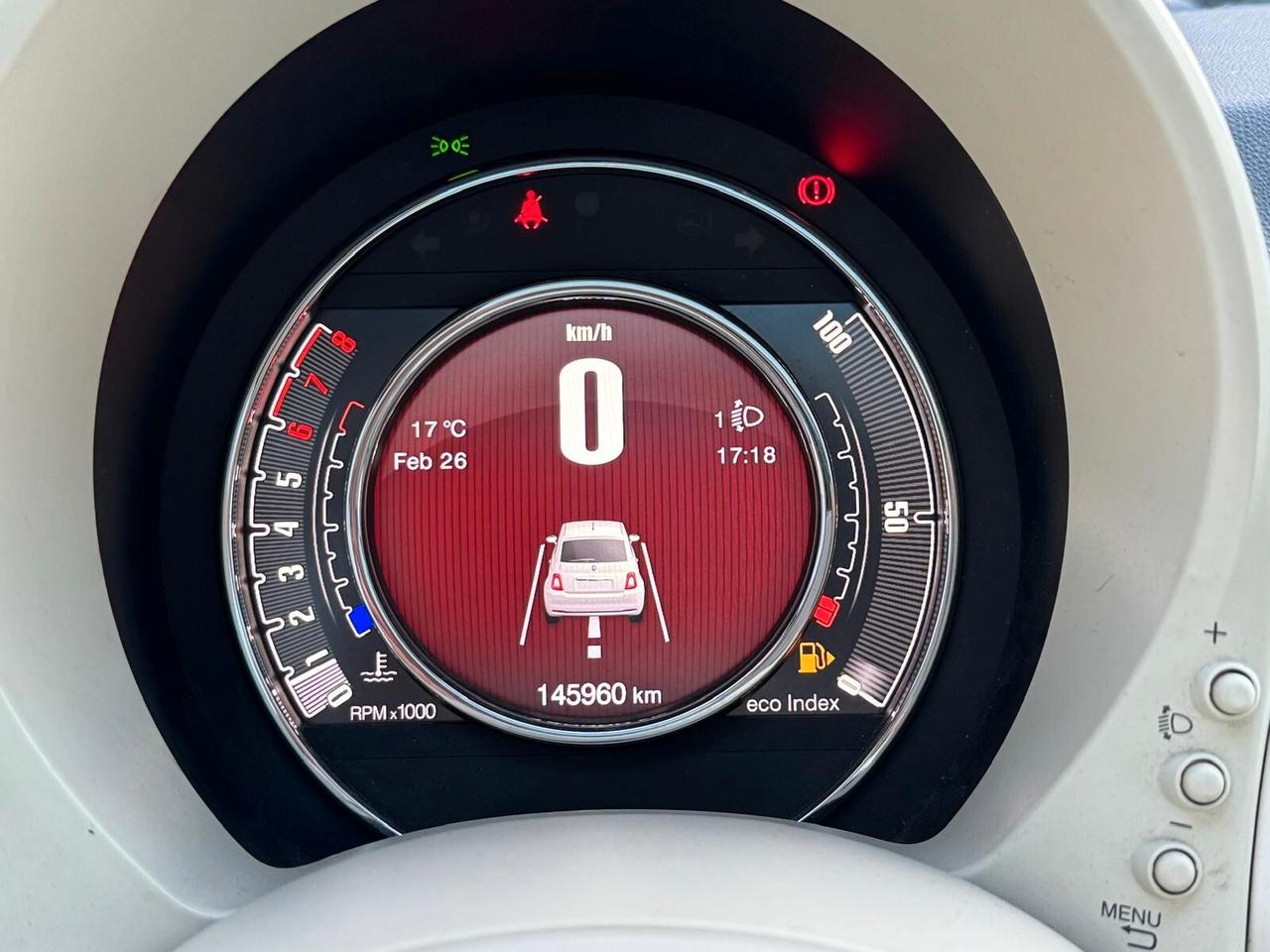 FIAT 500 1.2 GPL 70CV 2019 TETTO PANORAMICO