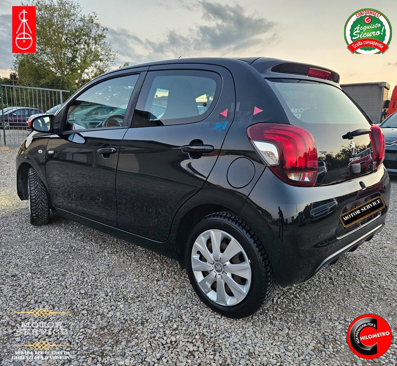 Peugeot 108 1.2 benzina 82cv 5 porte da 89€ mese